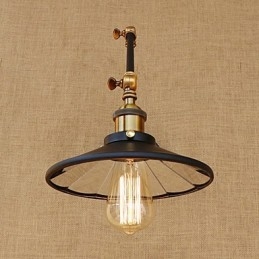 Rustik Lodge Country Retro galvaniseret funktion til Mini Style Swing Arm Ambient Light