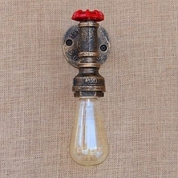 Country Retro Painting Feature for Mini Style Ambient Light Wall Sconces Wall Light