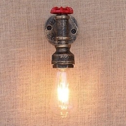 Country Retro Painting Feature for Mini Style Ambient Light Wall Sconces Wall Light