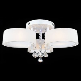 Moderne moderne krystalmaleri Metal Flush Mount