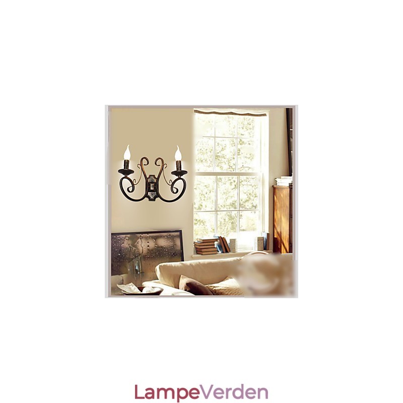 Ny Retro Attic American Style Retro Væglampe Soveværelseslampe Væglampe Stearinlyslampe