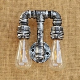 Country Retro Painting Feature for Swing Arm Ambient Light Wall Sconces Wall Light
