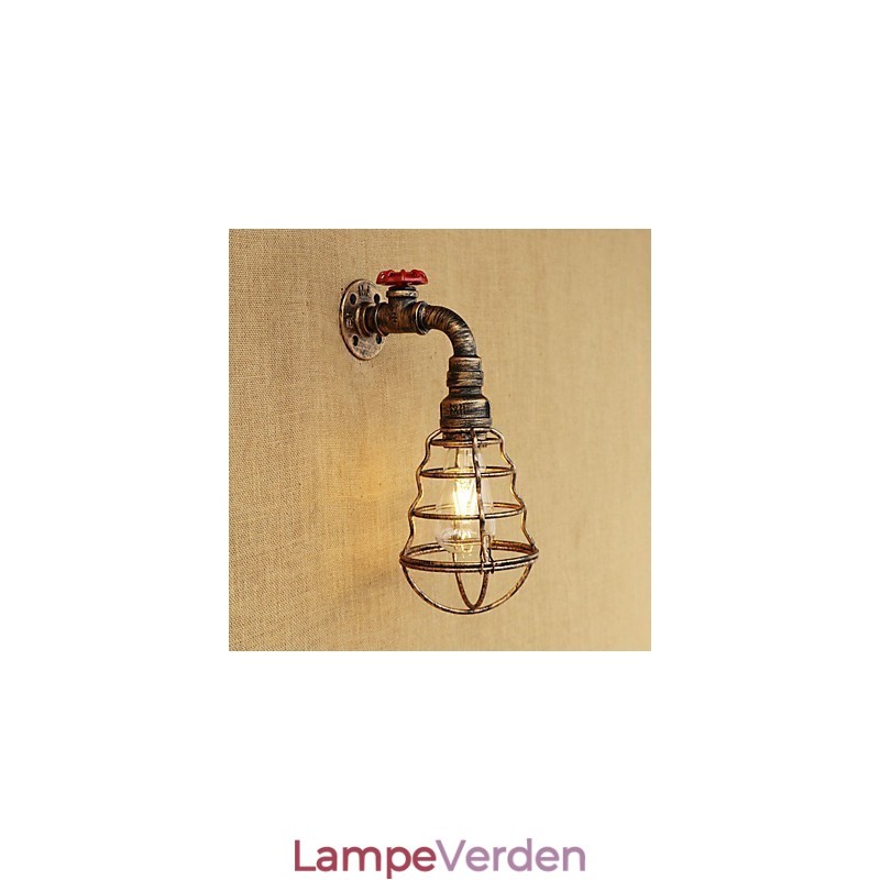 Country Retro Painting Feature for Mini Style Ambient Light Wall Sconces Wall Light