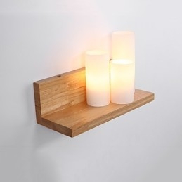 Moderne moderne sort oxidfinish funktion til øjenbeskyttelse Ambient Light Wall Sconces Wall Light
