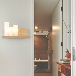 Moderne moderne sort oxidfinish funktion til øjenbeskyttelse Ambient Light Wall Sconces Wall Light