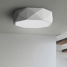 Geometriske Loftslamper Hvidt Lys Kortfattet Moderne