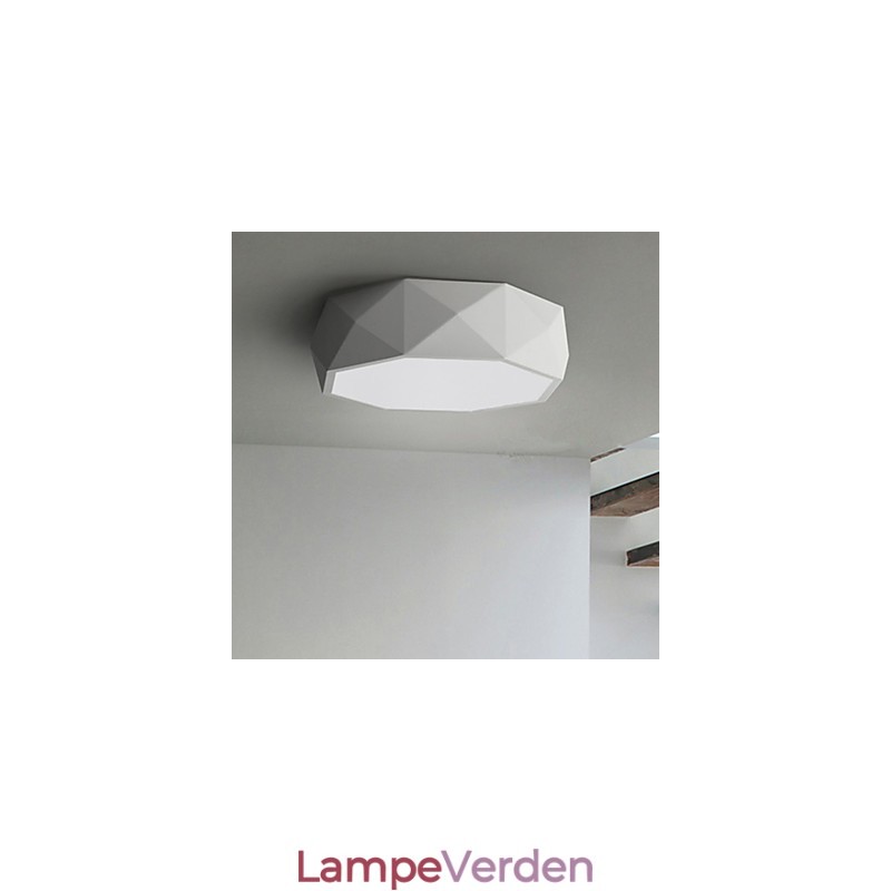Geometriske Loftslamper Hvidt Lys Kortfattet Moderne
