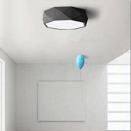 Geometriske Loftslamper Hvidt Lys Kortfattet Moderne