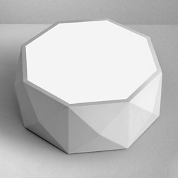 Geometriske Loftslamper Hvidt Lys Kortfattet Moderne