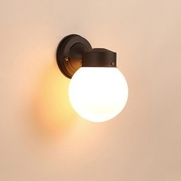 Moderne moderne sort oxid-finish-funktion til Mini Style Ambient Light Wall Sconces Wall Light