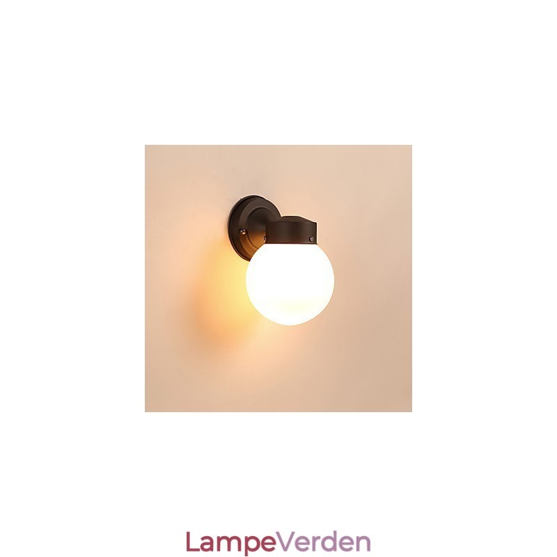 Moderne moderne sort oxid-finish-funktion til Mini Style Ambient Light Wall Sconces Wall Light
