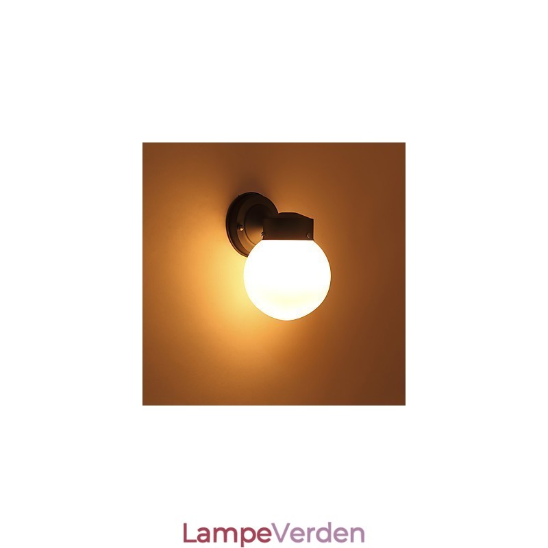 Moderne moderne sort oxid-finish-funktion til Mini Style Ambient Light Wall Sconces Wall Light