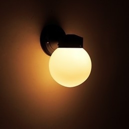 Moderne moderne sort oxid-finish-funktion til Mini Style Ambient Light Wall Sconces Wall Light
