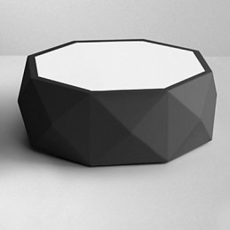 Geometriske Loftslamper Hvidt Lys Kortfattet Moderne