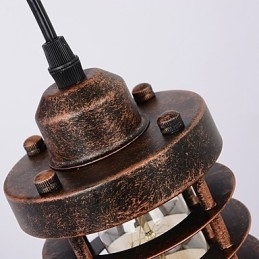 Industriel Retro Iron Væglampe Creative Personality Lift Pulley Væglampe