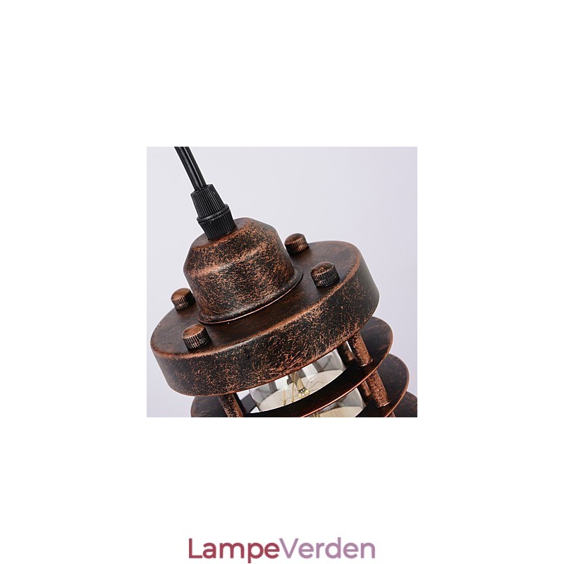 Industriel Retro Iron Væglampe Creative Personality Lift Pulley Væglampe