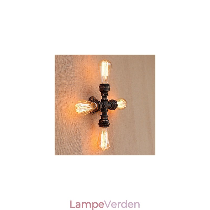 Country Retro Painting Feature til Mini Style Swing Arm Inkluderet Ambient Light Wall