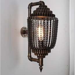 Vintage Iron Industrial Wind Shop Gear Lampe
