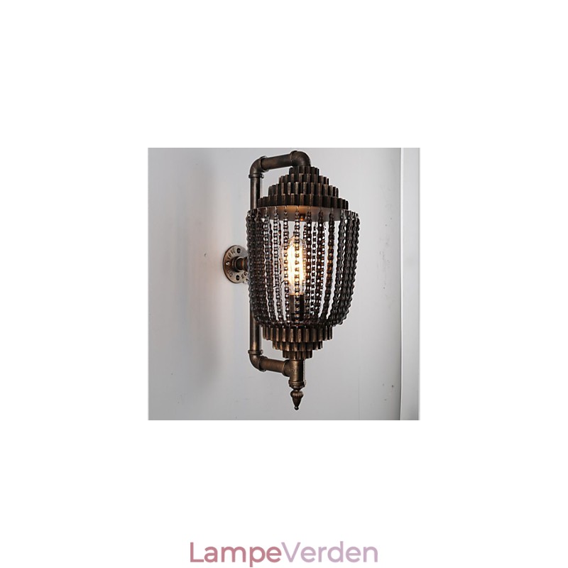 Vintage Iron Industrial Wind Shop Gear Lampe
