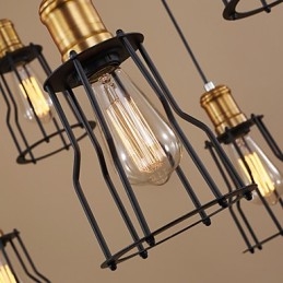 Landedesignere maler metal lysekrone