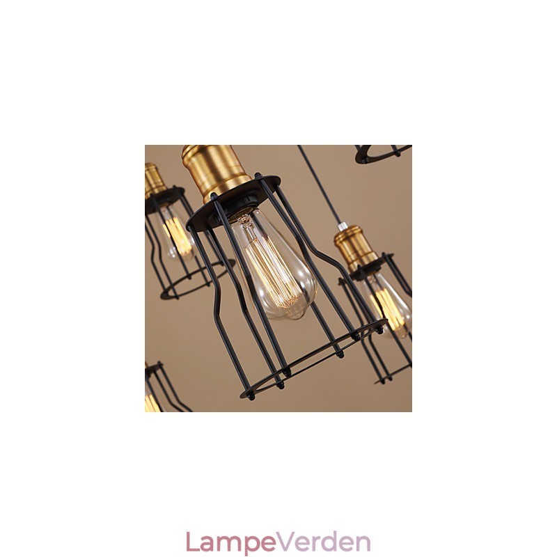 Landedesignere maler metal lysekrone
