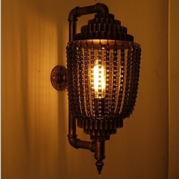 Vintage Iron Industrial Wind Shop Gear Lampe