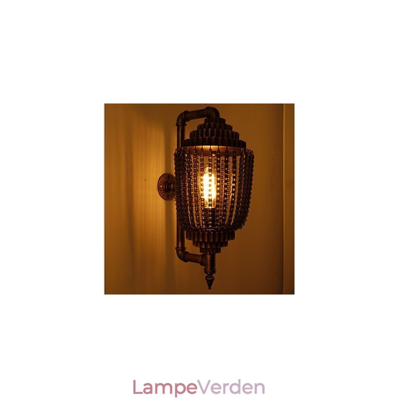 Vintage Iron Industrial Wind Shop Gear Lampe