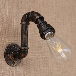 Country Retro Painting Feature til Mini Style Swing Arm Ambient Light Wall Sconces