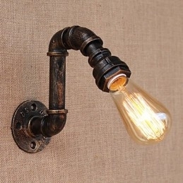 Country Retro Painting Feature til Mini Style Swing Arm Ambient Light Wall Sconces