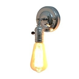 Væglampe Væglamper Vægjern Væglampe Stum Sort Lyssværd Lampe På Væg