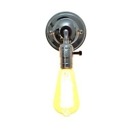 Væglampe Væglamper Vægjern Væglampe Stum Sort Lyssværd Lampe På Væg