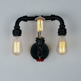 Rustik Lodge Moderne Moderne Land Retro Maleri Funktion til Mini Style Uplight Wall Sconces