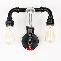 Rustik Lodge Moderne Moderne Land Retro Maleri Funktion til Mini Style Uplight Wall Sconces