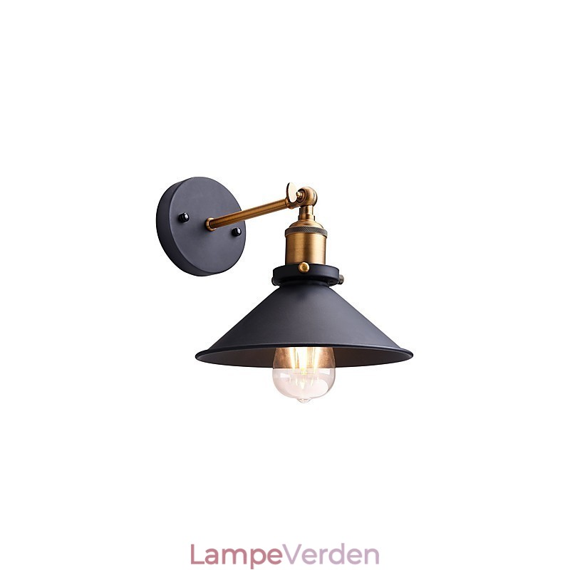 2 stk Metal Væglamper Industriel Væglampe Vintage Edison Simplicity Lampe til Cafe Club Bar Belysning