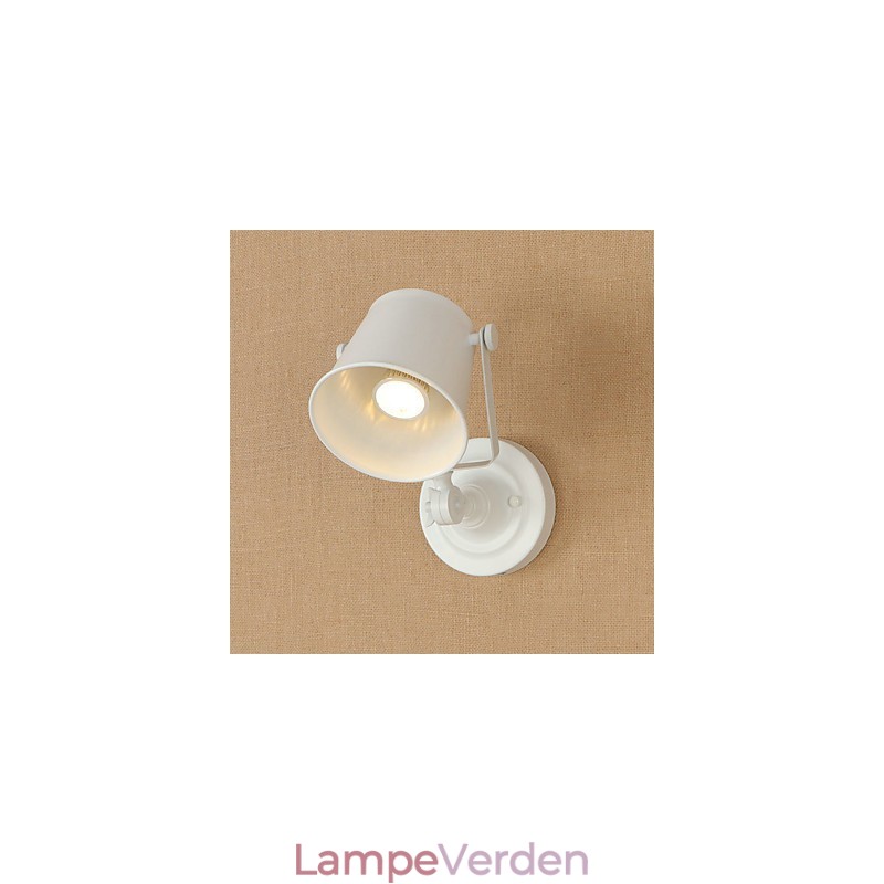 Malet stål Væglampe Stum Sort Amerikansk Kaffe Dekoration Retro Væglampe Lyssværd Lampe På Væg