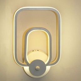 Aluminiums væglampe Moderne Minimalistisk Balkontrappe Dekorativ Væglampe Sengelampe