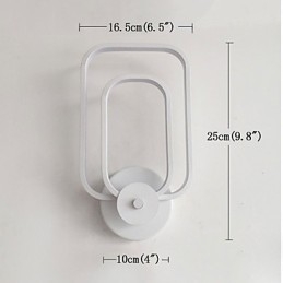 Aluminiums væglampe Moderne Minimalistisk Balkontrappe Dekorativ Væglampe Sengelampe