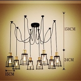 Landedesignere maler metal lysekrone