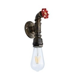 Væglampe Væglamper Vægjern Væglampe Stum Sort Lyssværd Lampe På Væg