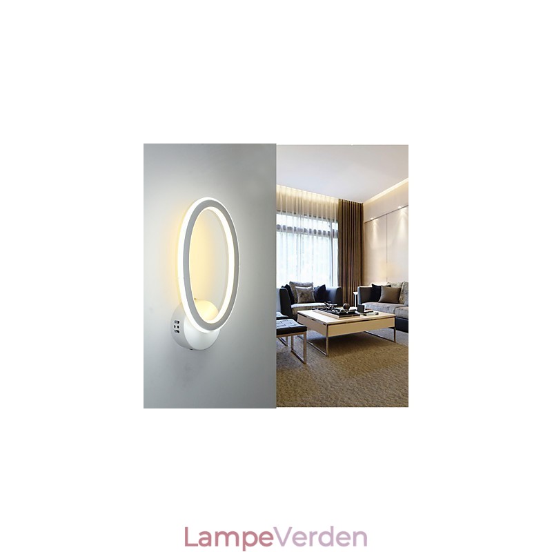 Moderne Originalitet Kort Indendørs Aluminium Væglampe Baggrund Væggang Lampe Korridor Trappe Verandalampe