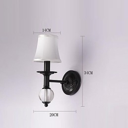 Rustik Lodge Enkelt vintage maleri Feature Ambient Light Wall Sconces Wall Light