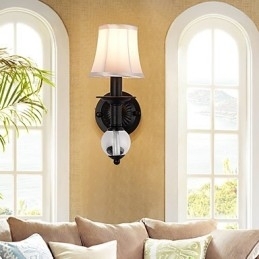 Rustik Lodge Enkelt vintage maleri Feature Ambient Light Wall Sconces Wall Light