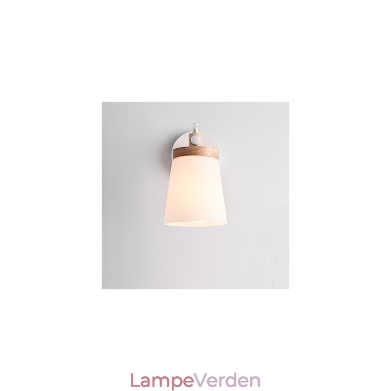 Glasskærm og metalbase Væglampe Funktion Ambient Light Væglamper Væglampe