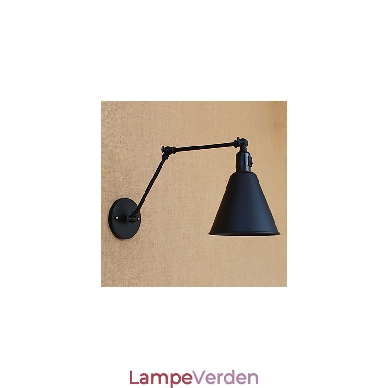 Country Retro Painting Funktion til Mini Style Swing Arm Øjenbeskyttelse Downlight Swing Arm Lights