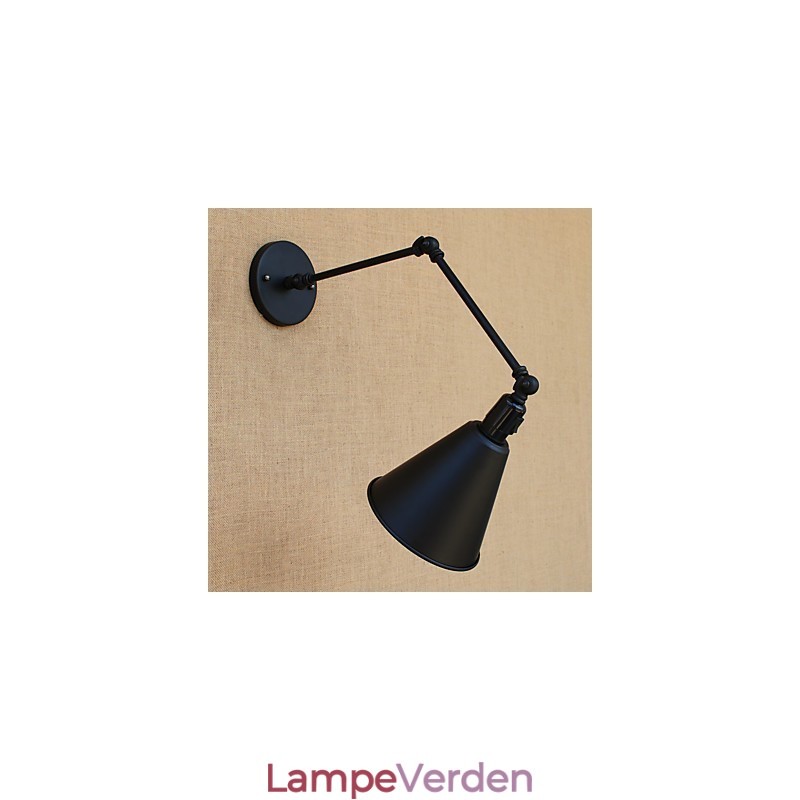 Country Retro Painting Funktion til Mini Style Swing Arm Øjenbeskyttelse Downlight Swing Arm Lights