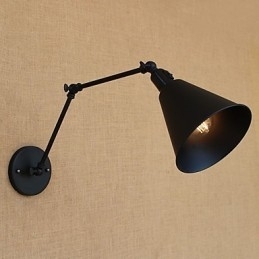 Country Retro Painting Funktion til Mini Style Swing Arm Øjenbeskyttelse Downlight Swing Arm Lights