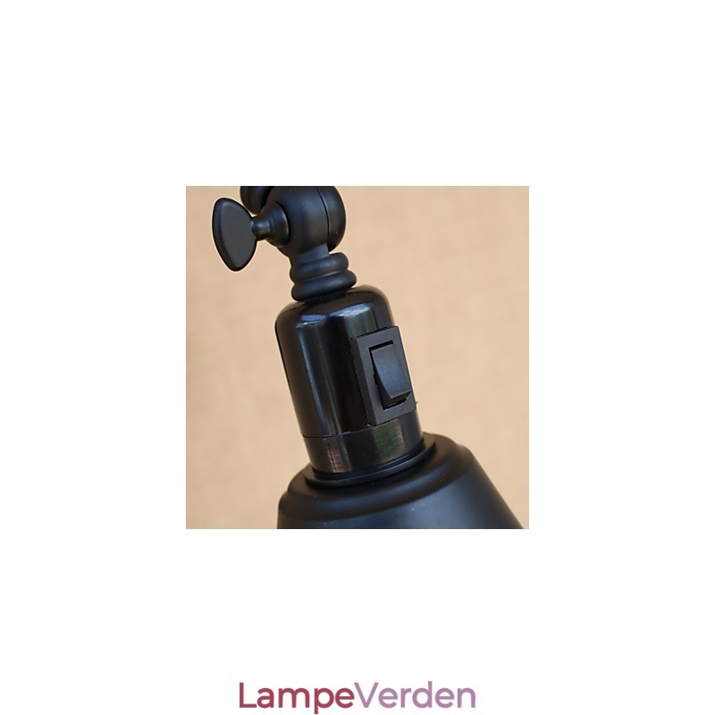Country Retro Painting Funktion til Mini Style Swing Arm Øjenbeskyttelse Downlight Swing Arm Lights
