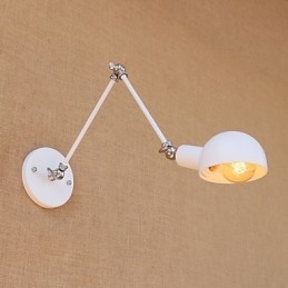 Vintage Country Painting Funktion til Mini Style Swing Arm Øjenbeskyttelse Ambient Light Swing Arm LightsWall