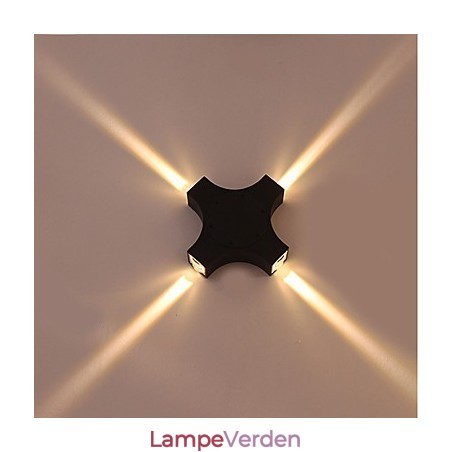Integreret enkel nyheds-landsfunktion til øjenbeskyttelse Ambient lys væglamper Cross Star udendørs vandtæt gårdhave væglampe Integreret enkel nyheds-landsfunktion til øjenbeskyttelse Ambient lys væglamper Cross Star udendørs vandtæt gårdhave væglampe