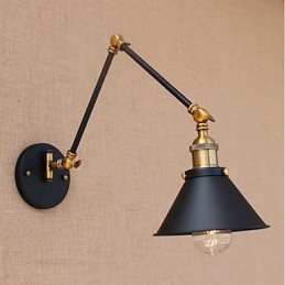 Vintage Country galvaniseret funktion til Mini Style Swing Arm Øjenbeskyttelse Downlight Swing Arm Lights